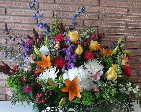 Seasonal Wild Flower Garden (In A Basket)