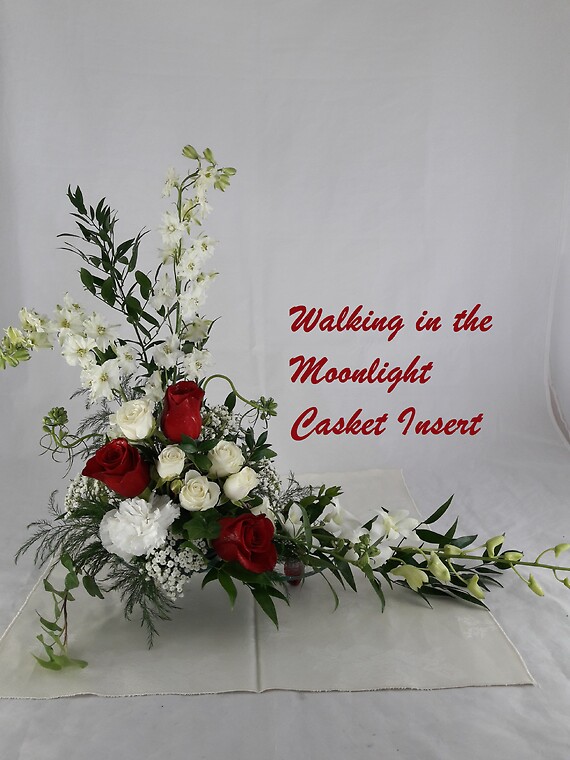 Walking In The Moonlight Casket Insert