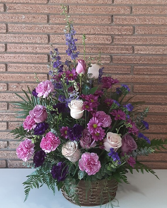 Gracious Love Lavender Basket