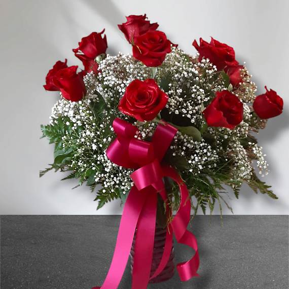 Red Long-Stemmed Roses